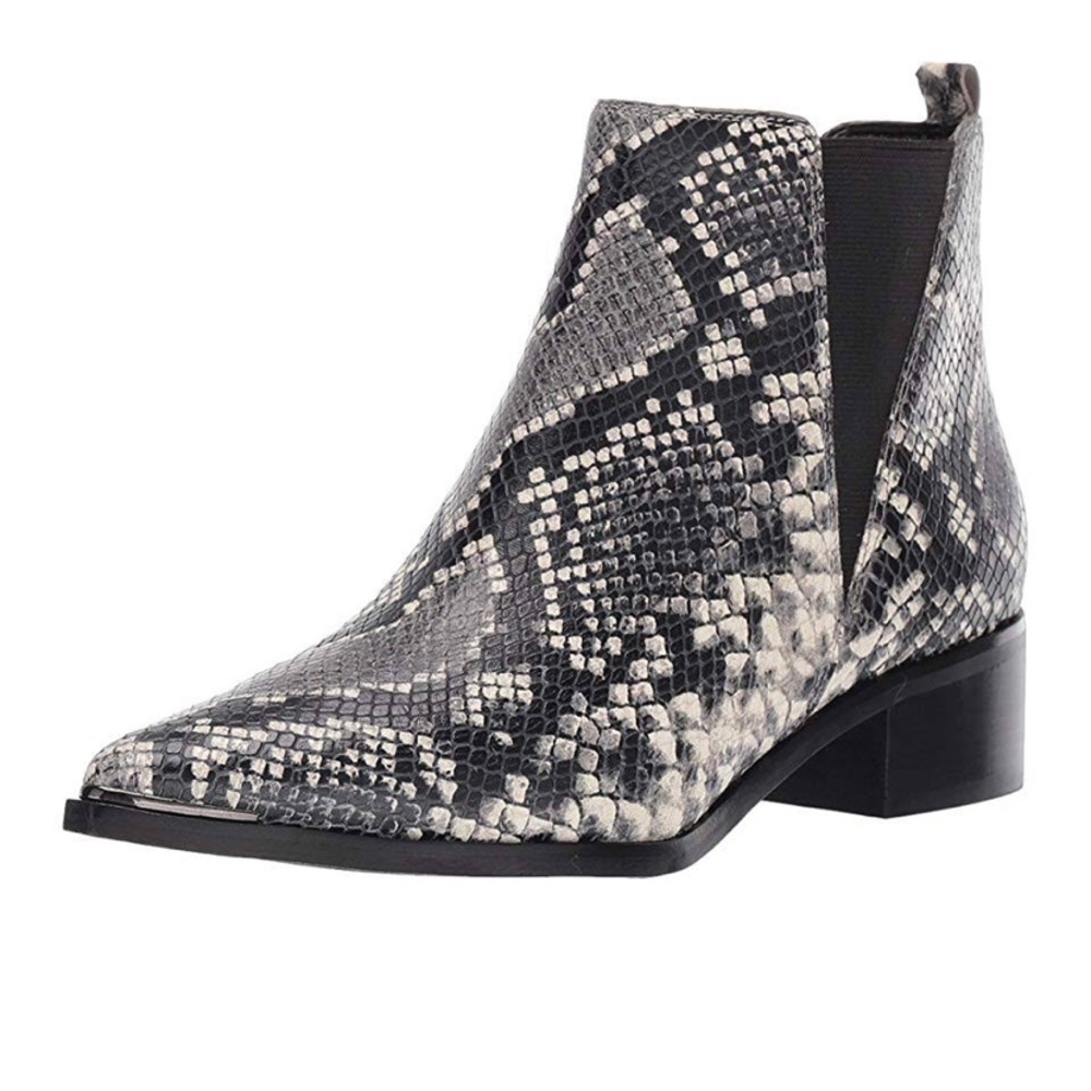 Marc Fisher Yale Bootie in Snake Print